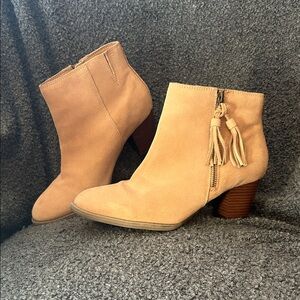 Vionic Madeline Ankle Boots with Tassel Detail